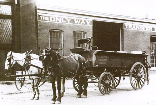 beitler horse and buggy vintage photo